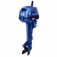 Лодочный мотор 2-х тактный Allfa CG T9,8, синий